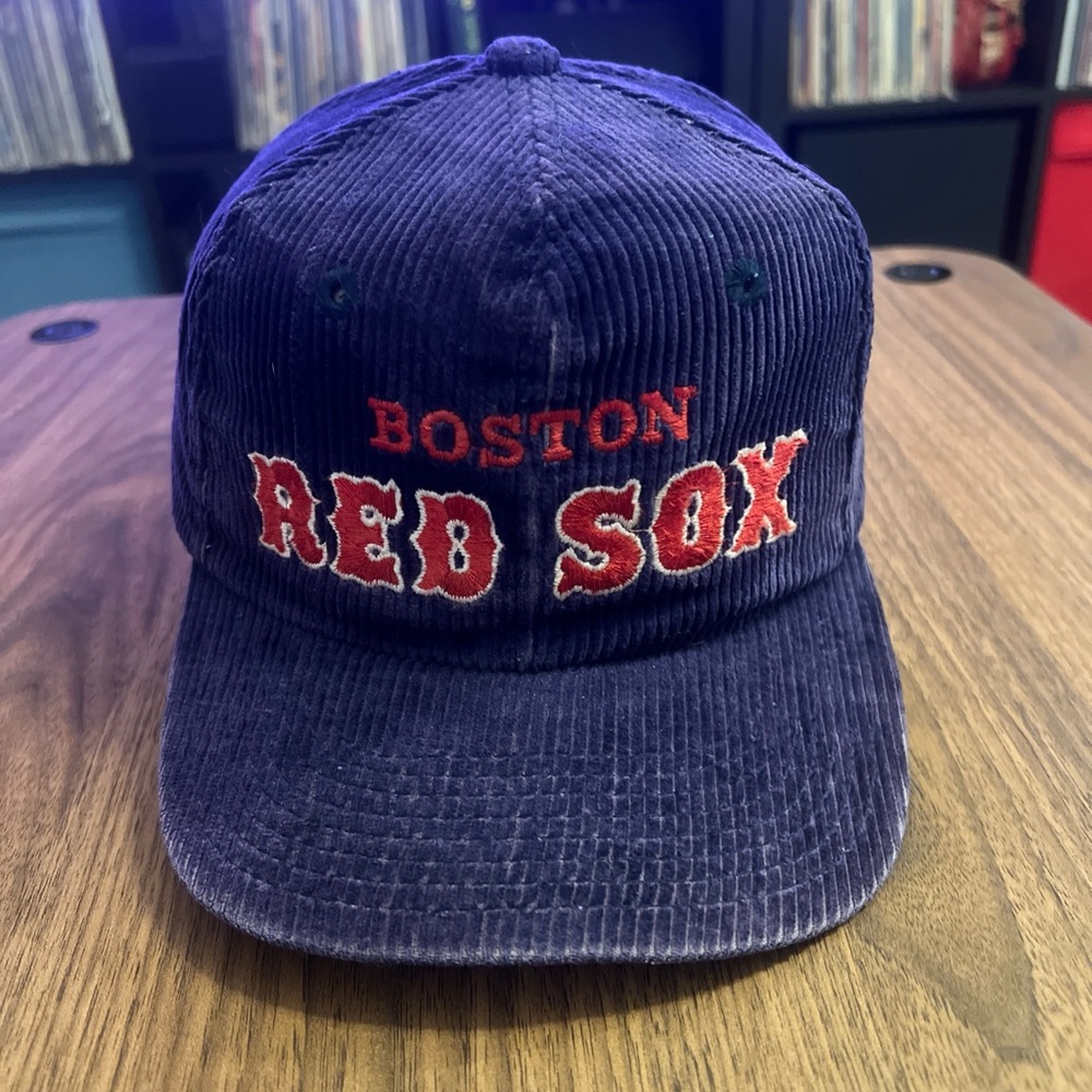 Boston Red Sox Blue Corduroy Hat